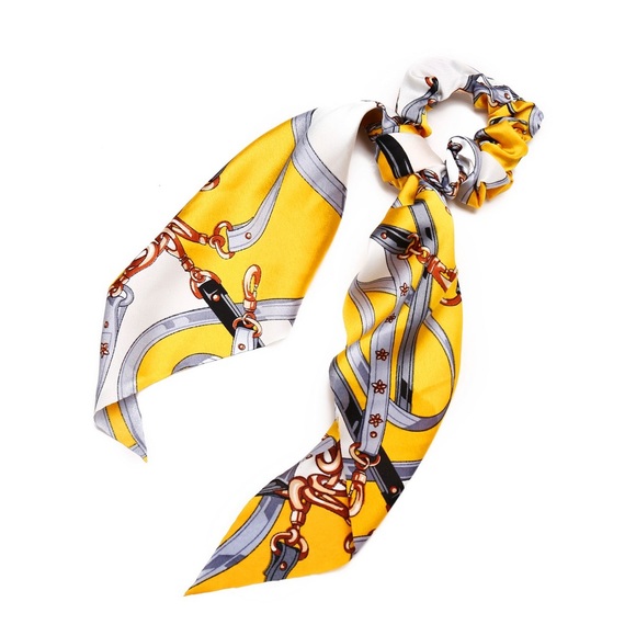 🔸2 for $15🔸Belted Hair Band (1 Piece) Yellow - Picture 2 of 5